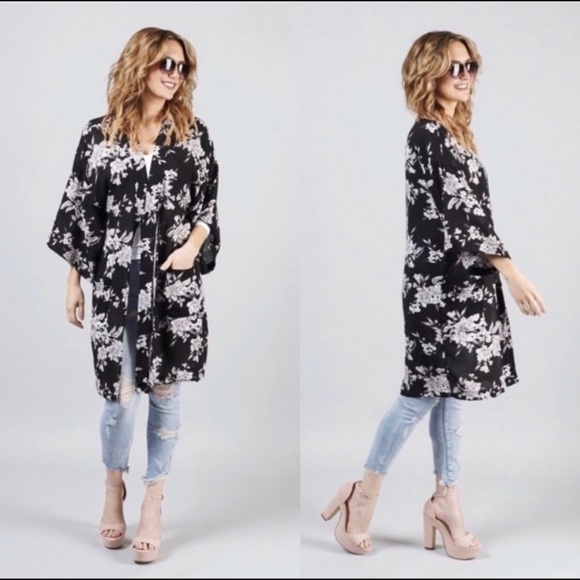 Spiritual Gangster Kimono Top 579 - Picture 1 of 6